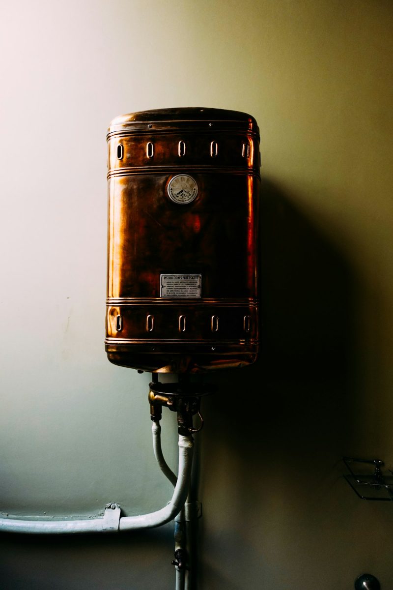 Vintage copper water heater - Photo by Lukenn Sabellano on Unsplash